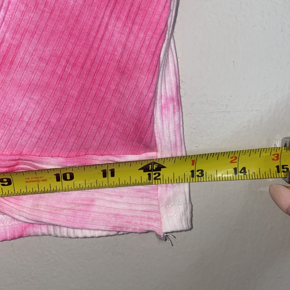🎈Adorable ribbed 2 piece pink tie dye set! - Picture 4 of 9